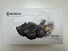 Moman H2S 2er Pack Motorrad Helm Intercom Bluetooth Stereo Musik FM