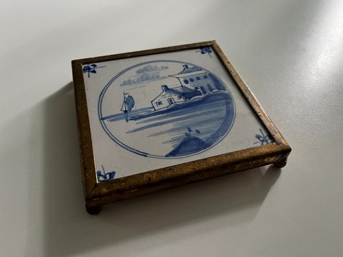 Vintage delft untersetzer - delft,