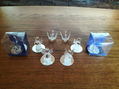 Kristallglas figuren set - figuren, 8