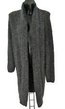 Better Rich Kuscheliger Damen  Strickmantel Cardigan Grau Alpaka Wolle Gr. L