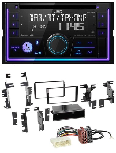 Jvc mp3 usb 2din - dab, bluetooth