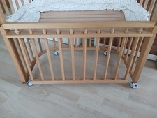 Babybay Beistellbett Maxi Comfort Plus wie NEU! Höhenverstellbar&mit Rollen 