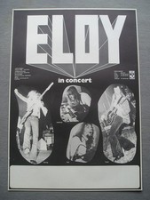 Tour Concert Poster Eloy ca. 1973 Krautrock