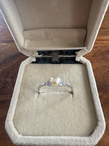 Ring weißgold karat - 8,