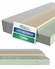 Latex Matratze 90x200 100x200 140x200 160x200 180x200 - Latexmatratze H2 H3