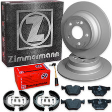 Mercedes C220 CDI (W204) Bremsscheiben Beläge Handbremse Hinterachse Zimmermann