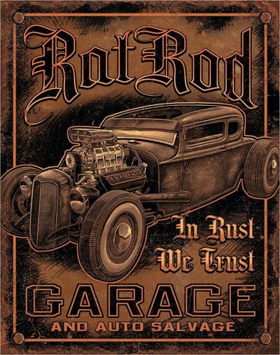 Rat rod garage usa vintage - rod,