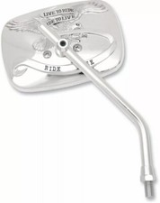 Chopper Spiegel verchromt M10