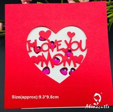 Prägeschablone I Love you Mom