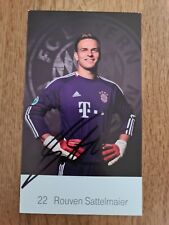 ROUVEN SATTELMAIER Autogramm Signiert Original Autograph Signed Autogrammkarte