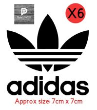 6 x Adidas Vinyl Logo