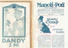 Manoli Post  April  1914 Heft