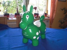 AOK Hoppemax Hüpfpferd grün - stabiler Hopser Hüpfer