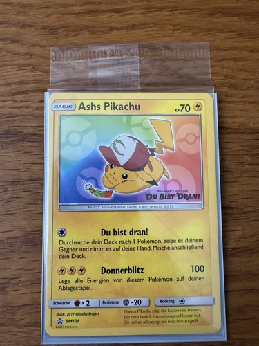 Pokémon ash pikachu sm108 - pikachu,
