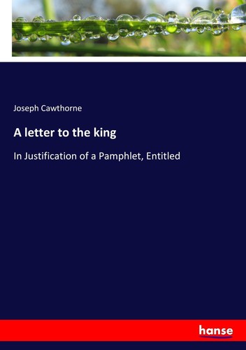 Letter the king joseph - letter,
