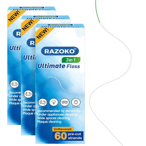 Zahnseide 3 in - 3-in-1, super