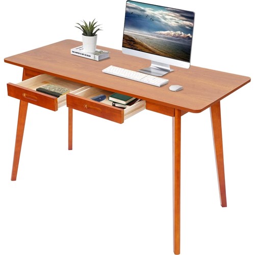 Schreibtisch holz gummibaum - holz,