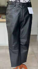 NEU! WITT Premium Lederhose Lammleder Lammnappa Nappaleder Hose schwarz Heine