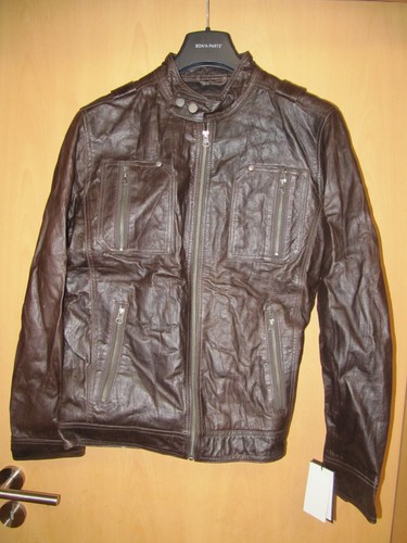 Leder jacke männer bonàparte - leder,