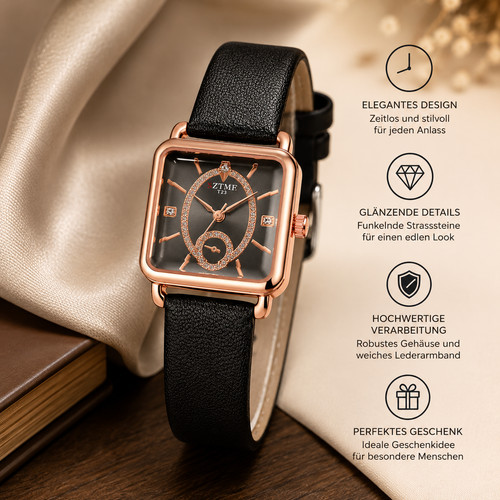 Damen armbanduhr roségold - damen,