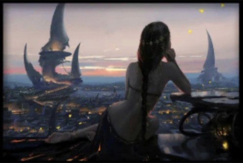 Diamond painting bild sunset - painting,