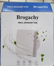 Brogachy Abluftventilator 150mm Badlüfter mit Rückstauklappe