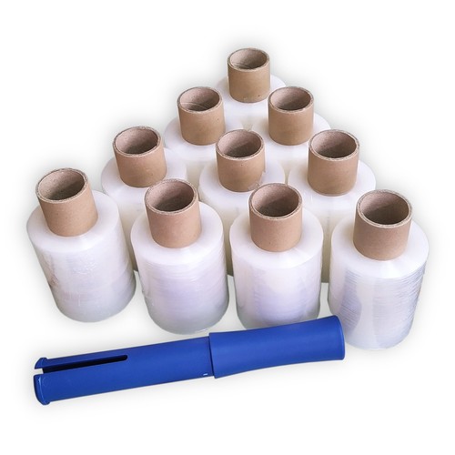 10x stretchfolie 100mm inkl - stretchfolie,