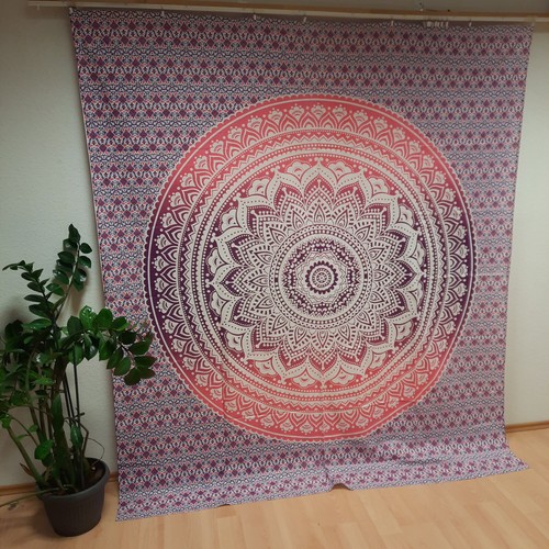 Xxl 240x210cm mandala pink - xxl,