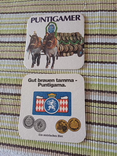 Schöner alter bierdeckel - alter,