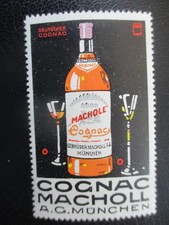 (14734) Reklamemarke - Cognac Macholl München
