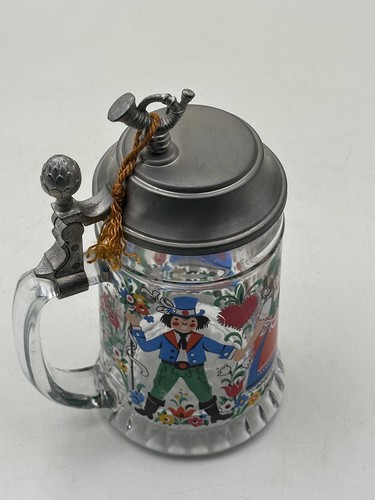 Vintage bmf bierkrug glas mit - bmf,