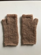 Pulswärmer aus hochwertiger  Mohairwolle  handgestrickt