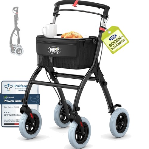 Rollator schmal indoor leicht - rollator,