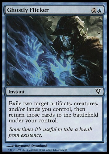 Ghostly flicker avacyn - ghostly,