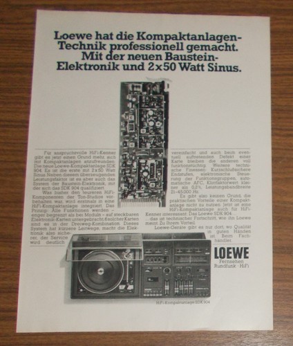 Seltene werbung vintage loewe - werbung,