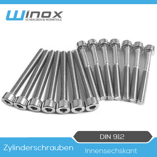Zylinderschrauben din 912 m3 - 912,