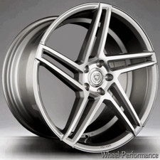 19 Zoll A601 Royal Alufelgen 8,5x19 5x112 ET30 silbergrau poliert für BMW Mini