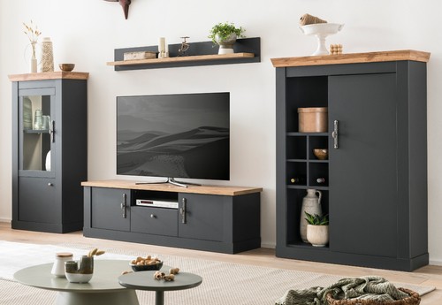 Wohnwand schrankwand anbauwand - schrankwand,