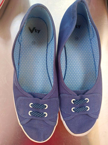 Vty damen halbschuhe blau - vty,