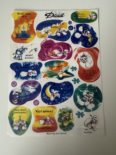 Diddl aufkleber bogen sticker - aufkleber,