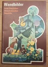 DDR Schulbuch Kunst Bild- und Leseheft Wandbilder in der DDR 1973