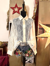 Spitzenbluse Bluse Damen