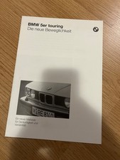 Prospekt brochure BMW 5er E34 Touring INTERN TOP R A R
