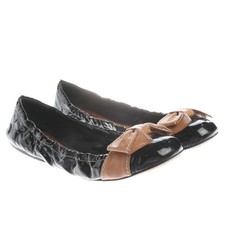 Ballerinas Prada Schwarz Braun