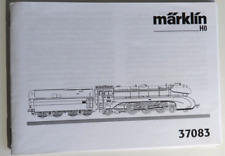 Anleitung Bedienungsanleitung  Märklin 37083