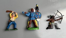 Indianer Cowboys Western Figuren Konvolut Spielzeug DDR Dachbodenfund
