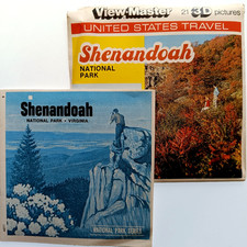 3x VIEW-MASTER 3D REEL ⭐ SHENANDOAH ⭐ Virginia, USA,  Stereo Bildscheiben A 811