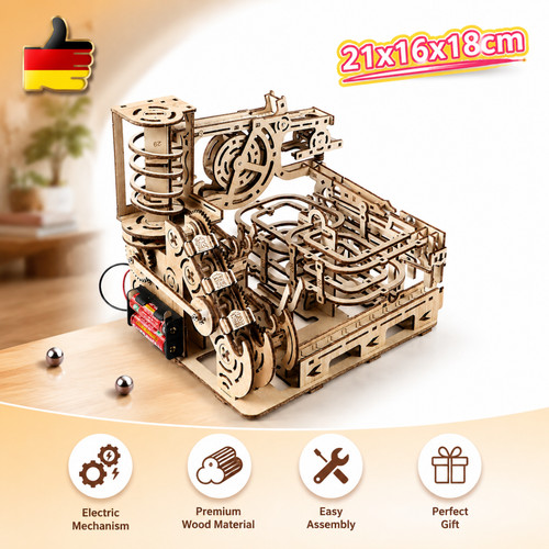Elektrisch kugelbahn puzzle - 3d,