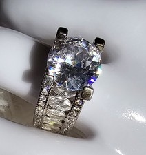 925 silber Damenring breit mit