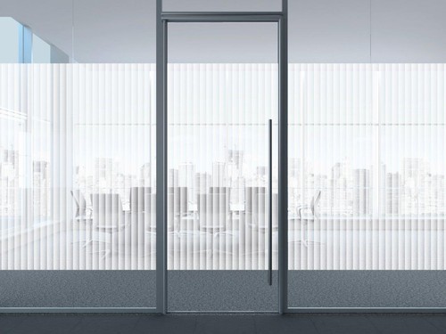 Fensterfolie gemustert